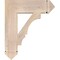 Ekena Millwork Balboa Arts & Crafts Smooth Bracket, Douglas Fir, 5 1/2"W x 22"D x 26"H BKT06X22X26BOA03SDF - alternate 3
